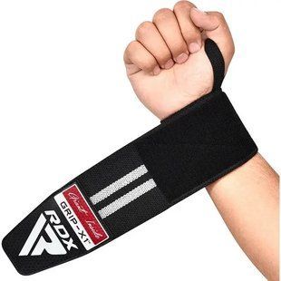 Бинти для зап'ясть (кистьові бинти) RDX GYM WRIST WRAP R11 BLACK/WHITE WAH-WR11BW фото