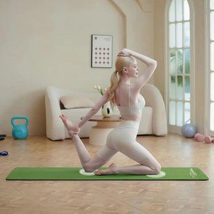 Килимок для йоги та фітнесу PowerPlay 4150 TPE Premium Performance Mat Зелений (183x61x0.6 см.) PP_4150_Green фото
