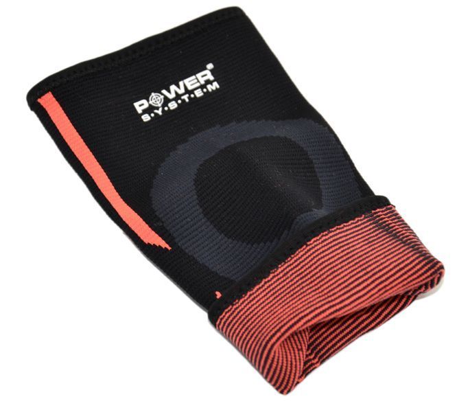 Налокітники спортивні Power System Elbow Support Evo PS-6020 BlackOrange L PS-6020_L_Black-Orange фото