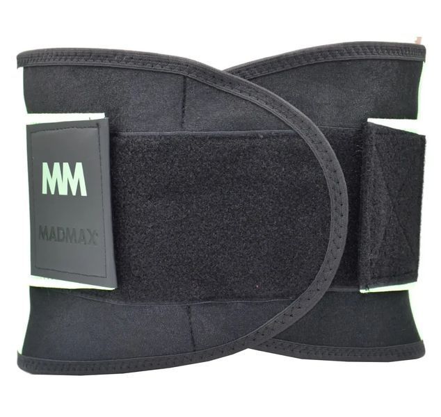 Пояс компресійний MadMax MFA-277 Slimming belt Black/neon green L MFA-277-GRN_L фото
