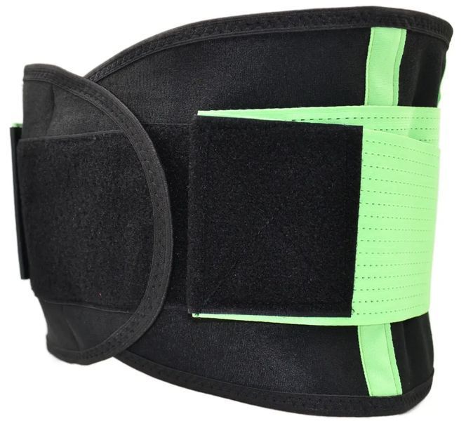 Пояс компресійний MadMax MFA-277 Slimming belt Black/neon green L MFA-277-GRN_L фото