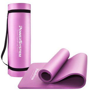 Килимок для йоги та фітнесу Power System PS-4017 Fitness-Yoga Mat Pink PS-4017_Pink фото