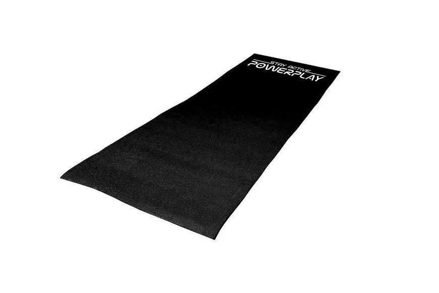 Килимок для йоги та фітнесу PowerPlay 4010 PVC Yoga Mat Чорний 173x61x0.6 PP_4010_Black_(173*0,6) фото