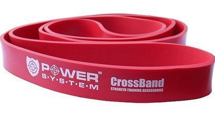 Еспандер-петля гумка для фітнесу і кроссфітуPower System PS-4053 CrossFit Level 3 Red опір 15-40 кг PS-4053_Red фото