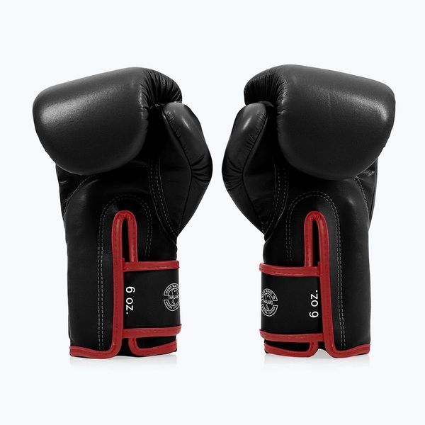 Боксерські рукавиці Fairtex BGV14 Black 12 унцій + бинти в комплекті BGV14_12oz_Black фото