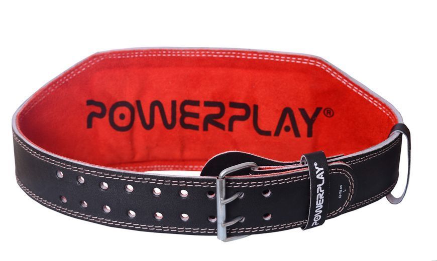 Пояс для важкої атлетики PowerPlay 5053 чорно-червоний XS PP_5053_XS_Black фото