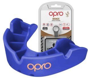 Капа OPRO Bronze доросла (вік 11+) Blue (art.102500002) Bronze_Blue фото