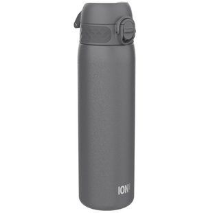 Пляшка для води багаторазова металева&nbsp;ION8&nbsp;600 мл Stainless Steel Grey I8SS600GRY фото