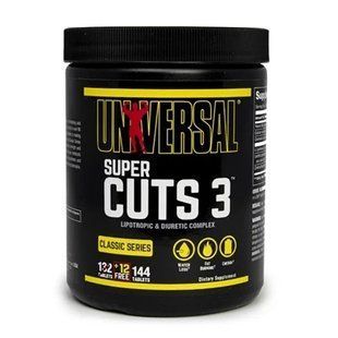 Universal Nutrition Super Cuts 3 144 tabs Un_SupCuts_144 фото