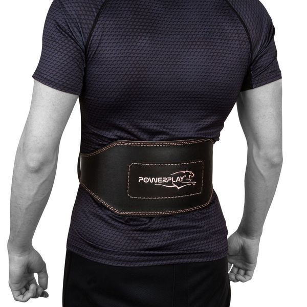 Пояс для важкої атлетики PowerPlay 5053 чорний L PP_5053_L_Black/Black фото