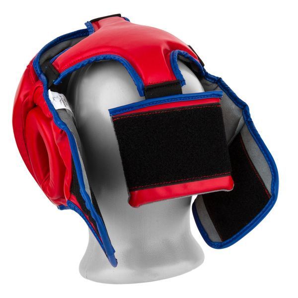Боксерський шолом тренувальний PowerPlay 3068 PU + Amara Червоно-синій XS PP_3068_XS_Red/Blue фото