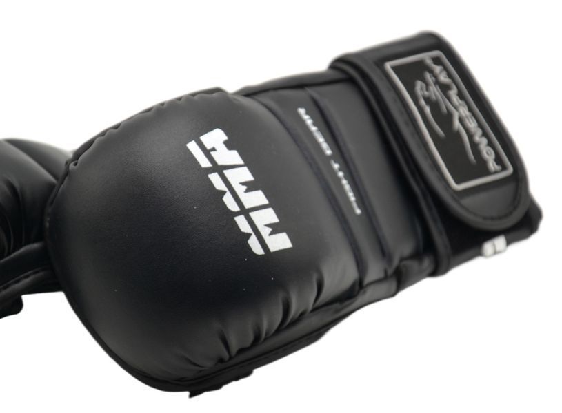 Рукавиці для MMA PowerPlay 3026 Чорні S PP_3026_S_Black фото