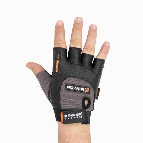 Рукавички для фітнесу Power System PS-2500 Power Plus Black/Grey XXL PS-2500_2XL_Black-grey фото