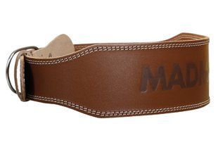 Пояс для важкої атлетики MadMax MFB-246 Full leather шкіряний Chocolate Коричневий XL MFB-246_XL фото