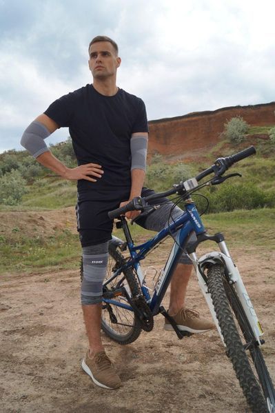 Наколінники спортивні Power System Knee Support PS-6002 Grey XL PS-6002_XL_Grey фото