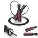 Скакалка швидкісна з протиковзкими ручками 4yourhealth 2.5m Premium Jump Rope 2471 Чорно-червона 4YH_2471_Bl/Red фото 2 купити онлайн