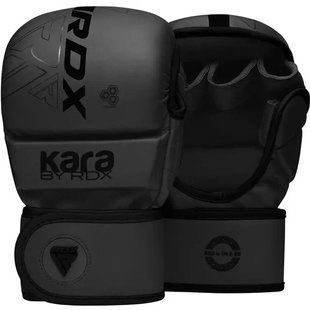 Рукавиці для ММА RDX F6 KARA Matte Black Plus L/XL GSR-F6MB-L/XL+ фото