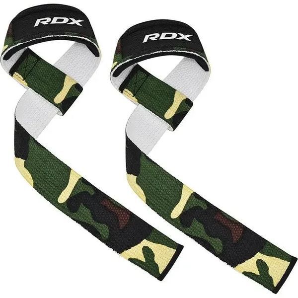 Лямки для тяги RDX W1 Gym Single Strap Camo Green Plus WAN-W1CGN+ фото