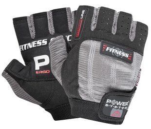 Рукавиці для фітнесу та важкої атлетики Power System Fitness PS-2300 GreyBlack XL PS-2300_XL_Black-grey фото