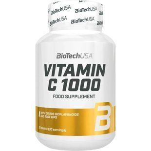 Вітаміни Bio Tech Vitamin C-1000mg (30 таб) BT_c1000_30 фото