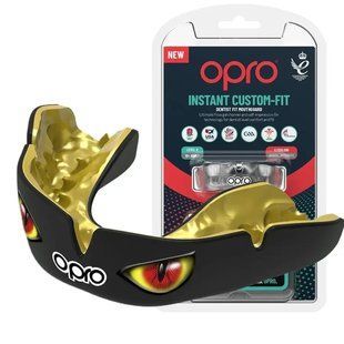 Капа OPRO Instant Eyes доросла (вік 11+) Black/Red (art.102524002) Instant_Eyes_Bl/Red фото