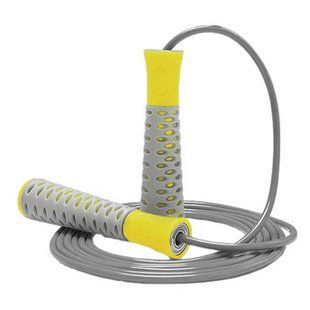 Скакалка PowerPlay 4206 Cіро-жовта PP_4206_Grey/Yellow фото
