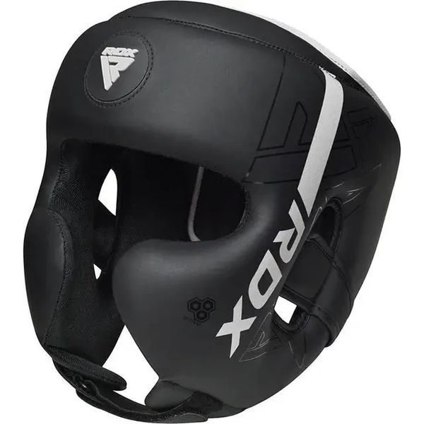 Боксерський шолом тренувальний  RDX F6 KARA Matte White XL  + Капа у подарунок  HGR-F6MW-XL фото