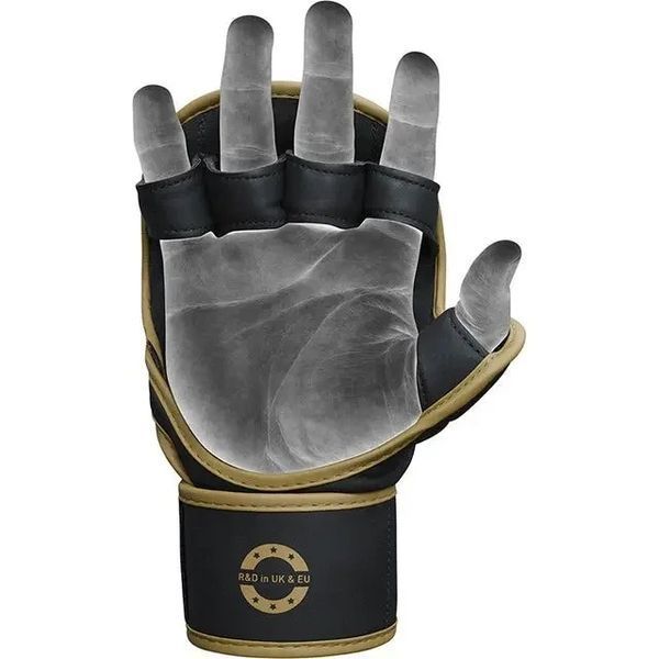 Рукавиці для ММА RDX F6 KARA Matte Golden Plus L/XL GSR-F6MGL-L/XL+ фото