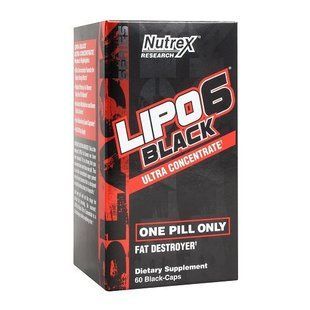 Nutrex Lipo 6 Black Ultra Con 60 caps Ntrx_Lipo6blck_60c фото