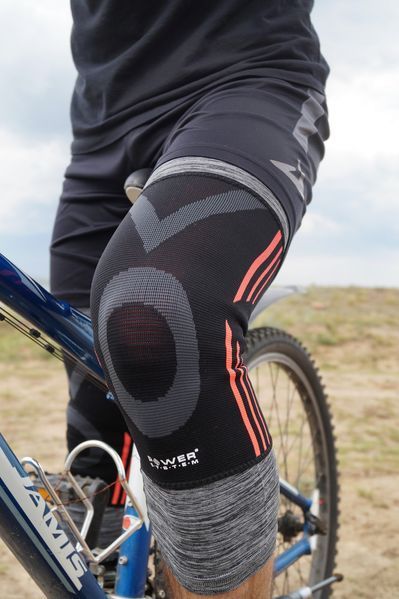Наколінники спортивні Power System Knee Support Evo PS-6021 BlackOrange L PS-6021_L_Black-Orange фото