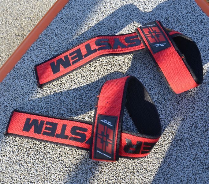 Кистьові ремені Power System PS-3401 Lifting Straps Duplex BlackRed 3401RD-0 фото