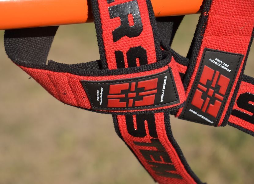 Кистьові ремені Power System PS-3401 Lifting Straps Duplex BlackRed 3401RD-0 фото