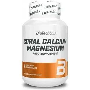 Вітаміни Bio Tech Coral Calcium + Magnesium 100 tab BT_CC_100t фото