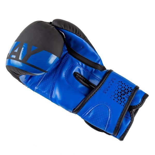 Боксерські рукавиці PowerPlay 3086 Matt Challenger Чорно-Сині 10 унцій PP_3086_10oz_Bl/Navy фото
