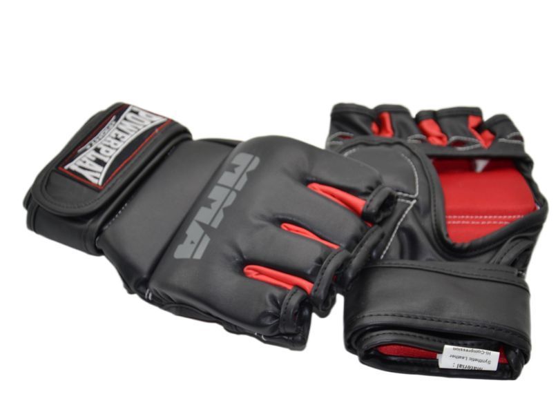 Рукавиці для MMA PowerPlay 3053 чорно-червоні LXL PP_3053_L/XL фото