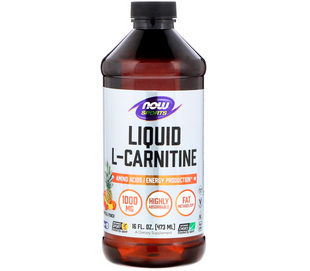 Now Foods L-Carnitine Lquid 1000 mg 473 ml Now_L-C_473ml фото