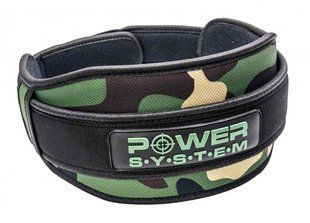 Пояс неопреновий для важкої атлетики Power System Predator PS-3220 Камуфляж L PS_3220_L_Camo фото