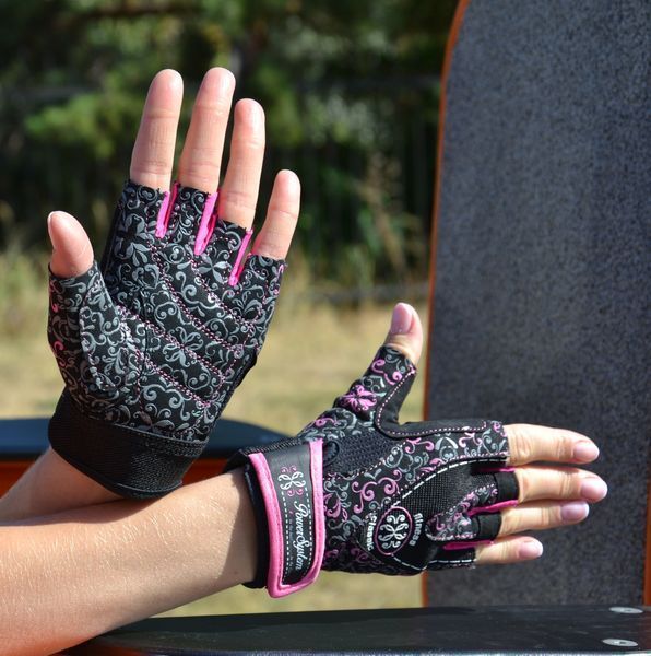 Рукавиці для фітнесу та важкої атлетики Power System Classy Жіночі PS-2910 Pink M PS_2910_M_Black/Pink фото