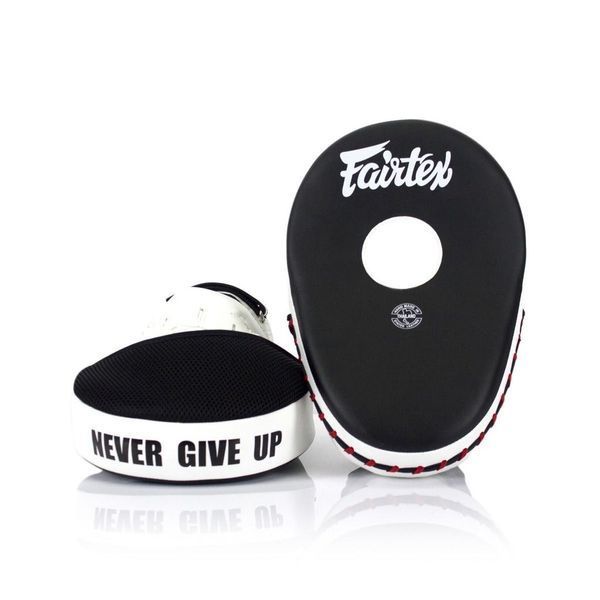 Лапи боксерські Fairtex FMV13 Black/White FMV13_Black/White фото