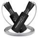 Скакалка універсальна PowerPlay 4209 Чорна 2,8 м  PP_4209_Black фото 2 купити онлайн