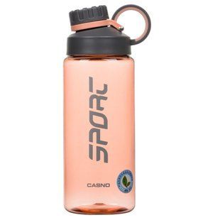 Пляшка для води багаторазова CASNO 800 мл KXN-1235 Помаранчева KXN-1235_Orange фото