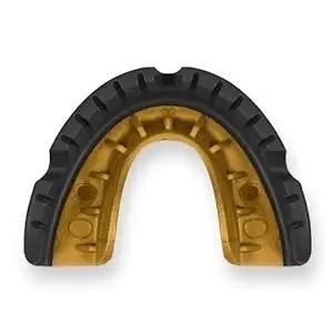 Капа OPRO Gold Braces під брекети доросла (вік 11+) Blackl/Gold (art.102506001) UFC_Gold_Braces_Bl/Gold фото