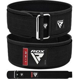 Пояс для важкої атлетики RDX RX1 Weight Lifting Belt Black M WBS-RX1B-M фото