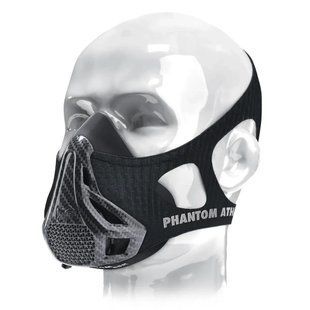 Маска для тренування дихання Phantom Training Mask Carbon S ( до 70 кг ) PHMASK1012-S фото