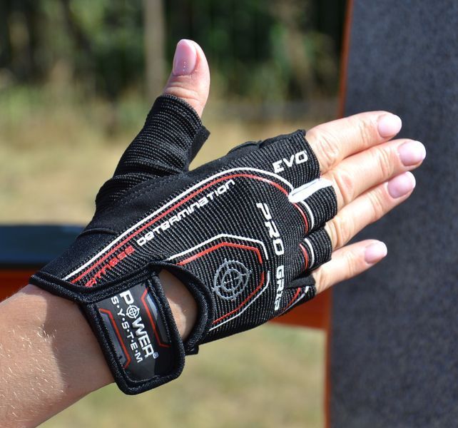 Рукавички для фітнесу Power System PS-2250E Pro Grip EVO Black S PS_2250E_S_Black фото