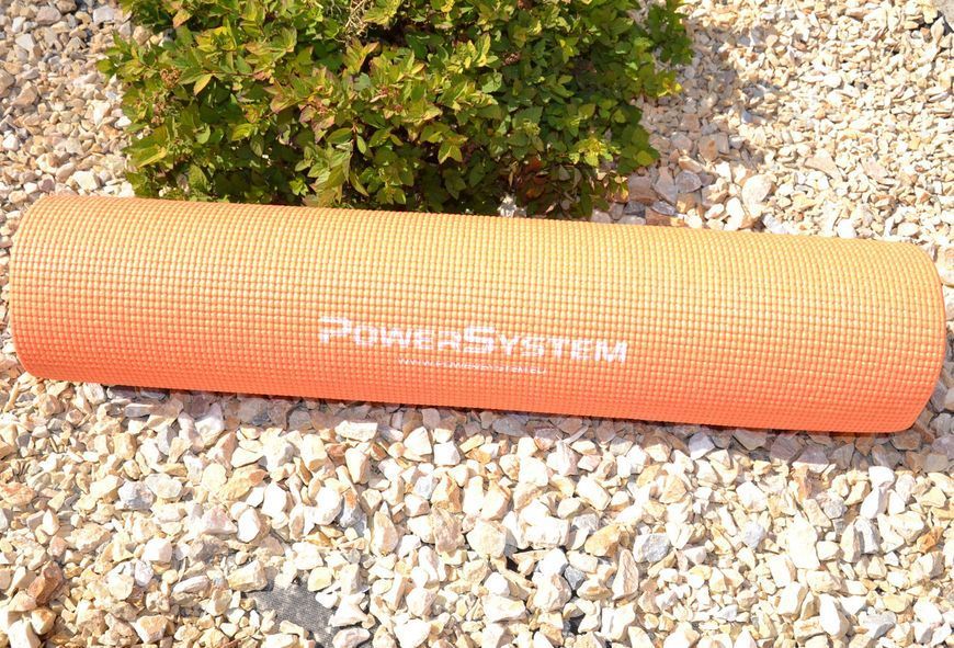 Килимок для йоги та фітнесу Power System PS-4014 Fitness-Yoga Mat Orange PS-4014_Orange фото