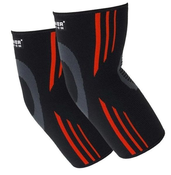 Налокітники спортивні Power System Elbow Support Evo PS-6020 BlackOrange XL PS-6020_XL_Black-Orange фото