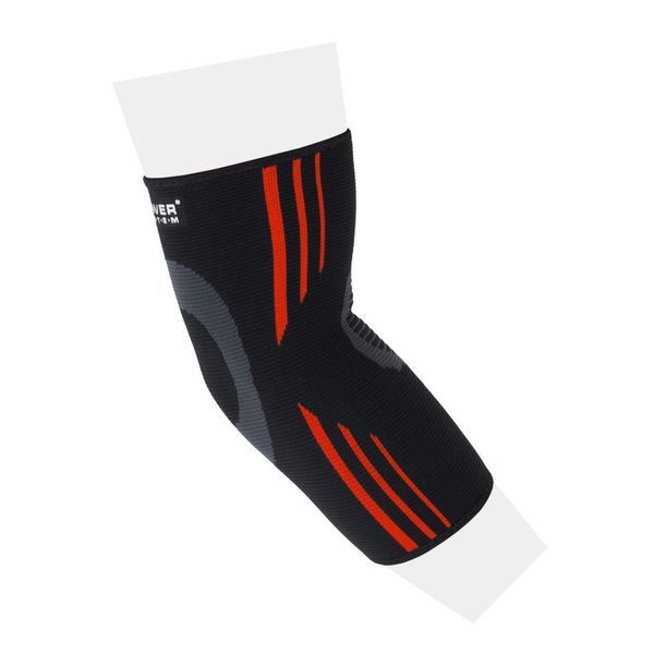 Налокітники спортивні Power System Elbow Support Evo PS-6020 BlackOrange XL PS-6020_XL_Black-Orange фото