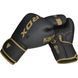 Боксерські рукавиці тренувальні RDX F6 Kara Matte Golden 10 унцій  BGR-F6MGL-10OZ фото 2 купити онлайн