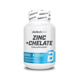 Вітамін Bio Tech Zink Chelate 60 таб BT_Zinkch_60 фото